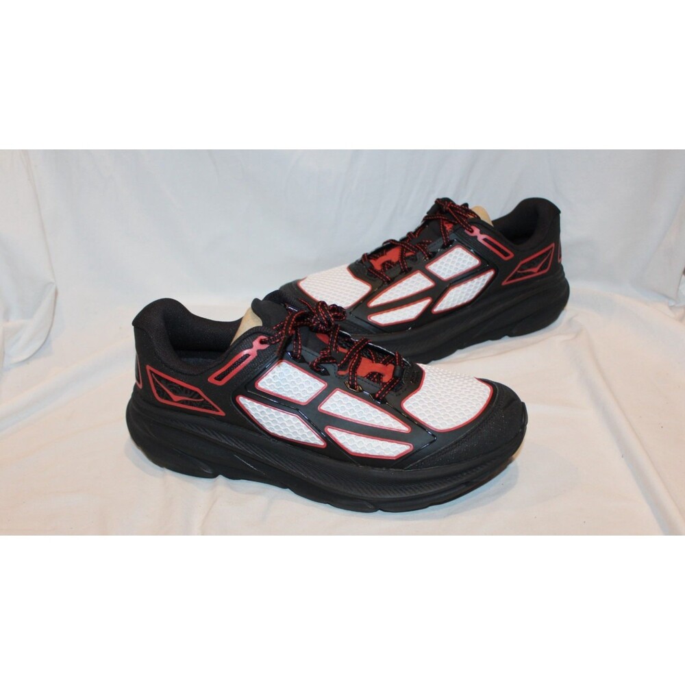 Hoka One Clifton One 9 Athletic Running Sneakers BCRS BLACK RED MEN 8 WOMEN 9